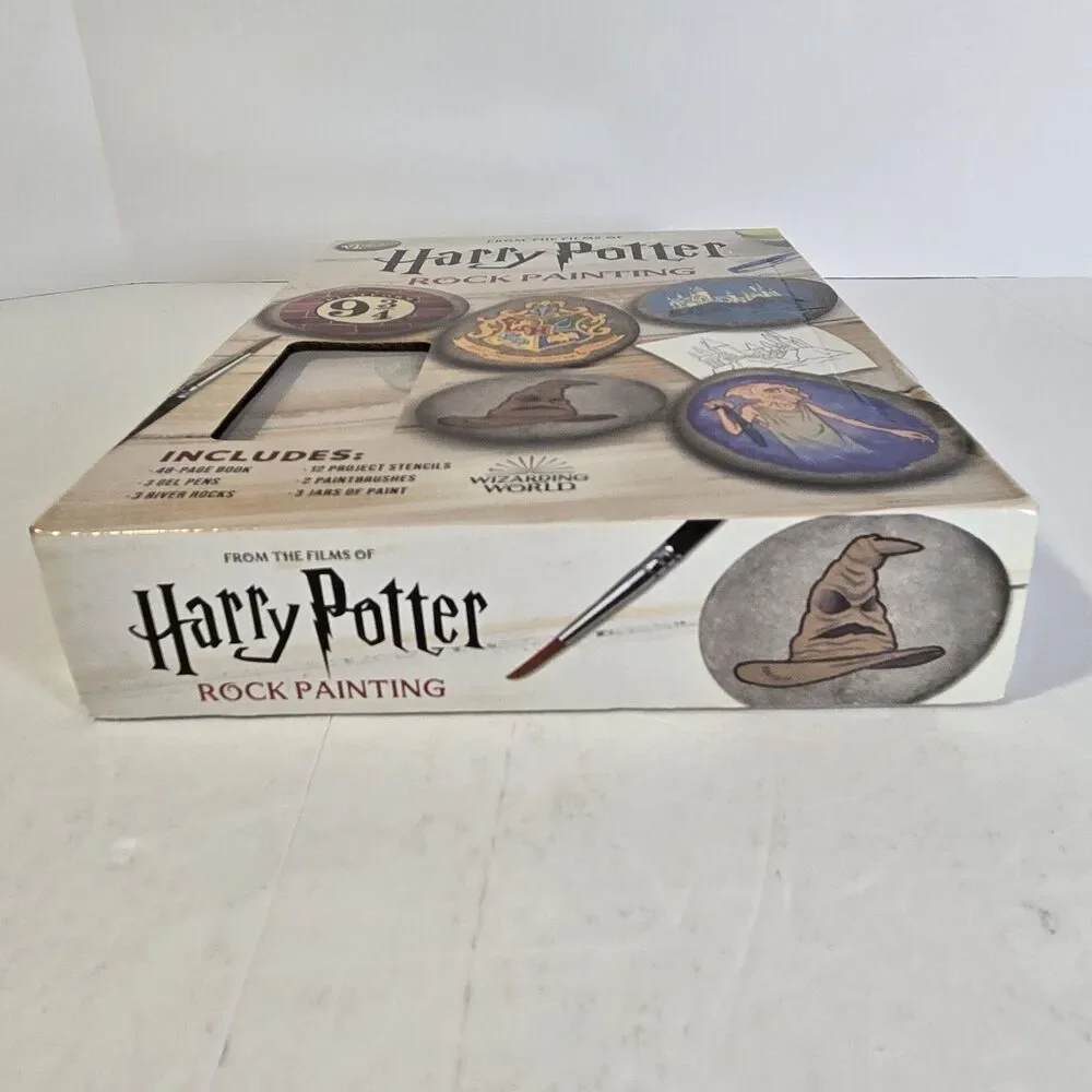 ​Harry Potter Rock Painting Craft Kit by Marcy Kelman (Thunder Bay Press) - CIB